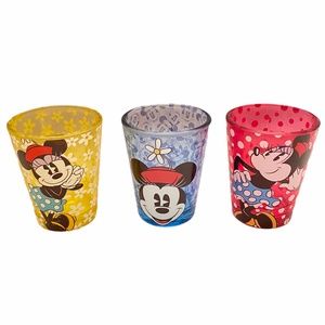 Vintage Minnie Mouse Shot Glasses Set of 3